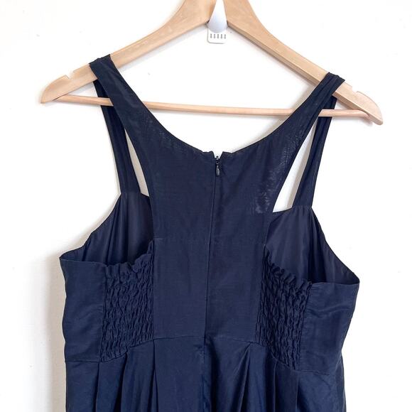 Whimsigoth Fairy Grunge Silk Bubble Maxi Dress Size S Black Goth Dark Romantic - Picture 7 of 11